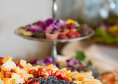 Wedding food fruit tray