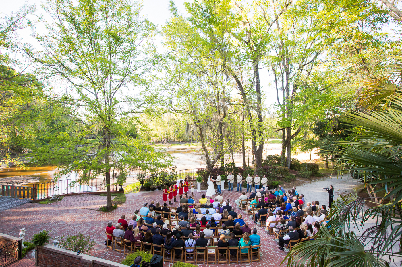 Millstone at Adam's Pond wedding ceremony