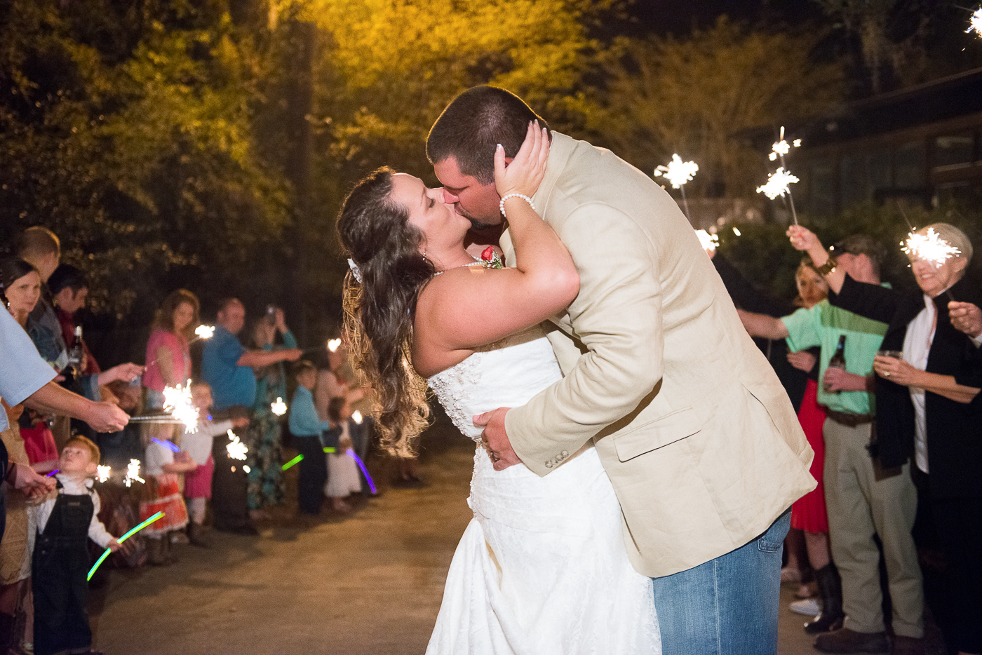 Sparkler exit at millstone at Adam's Pond