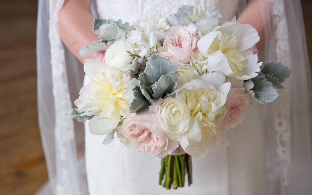 Ashley A’s 701 Whaley Bridal Portrait with Pastel Bouquet