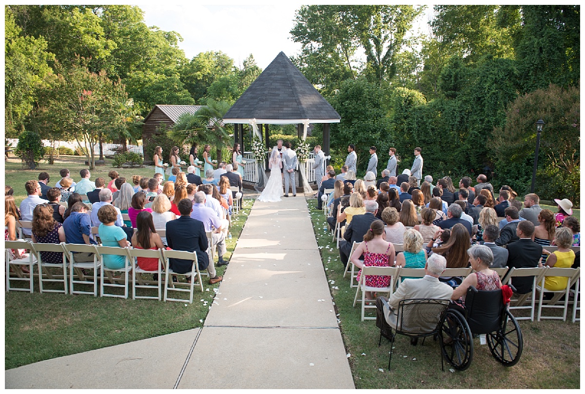 Corley Mill house gazeboo garden summer ceremony