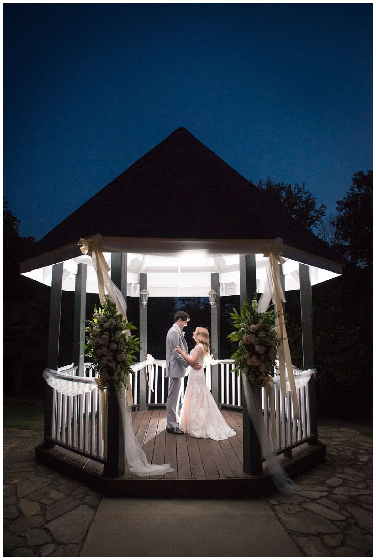 Corley Mill Gazebo night photos