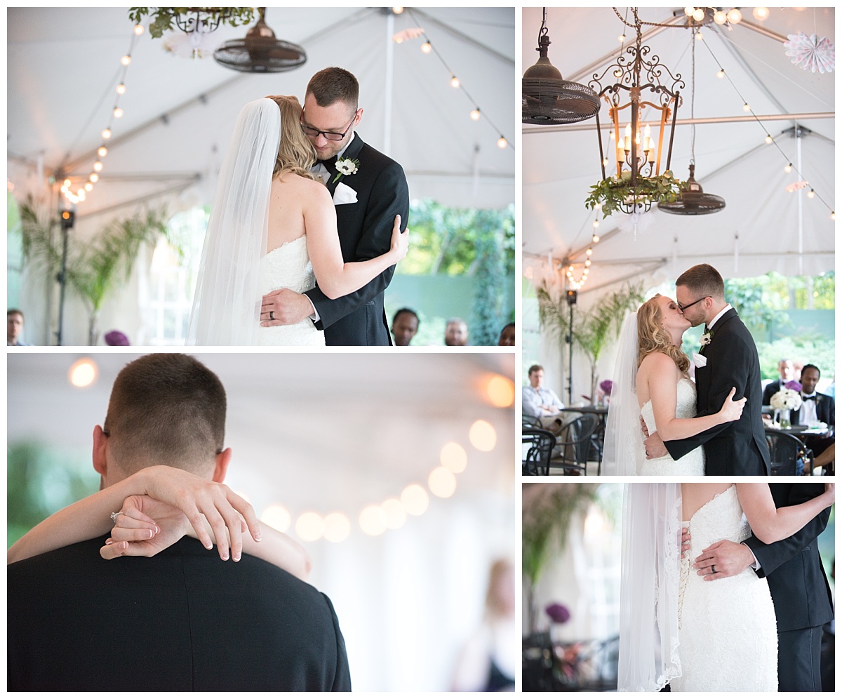 tented first dance