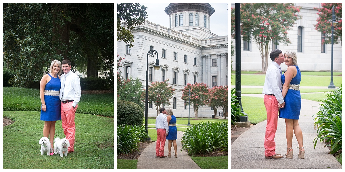 State House Engagement session with dogs