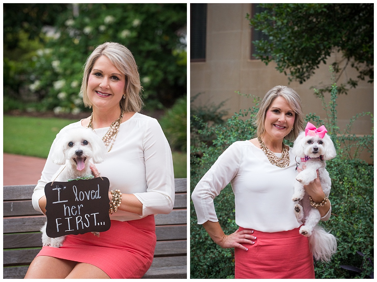 I loved her first chalkboard sign at usc horseshoe engagement