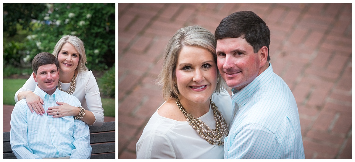 usc horseshoe engagement portrait