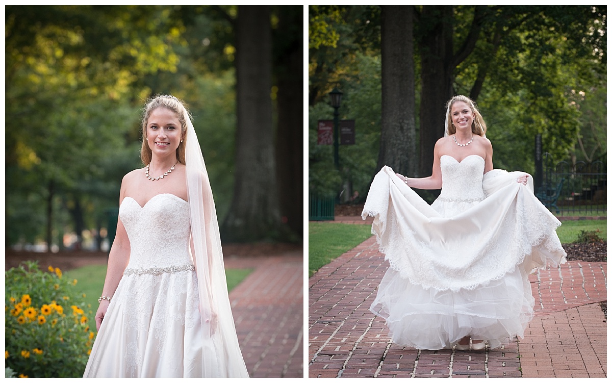 usc horseshoe bridal session