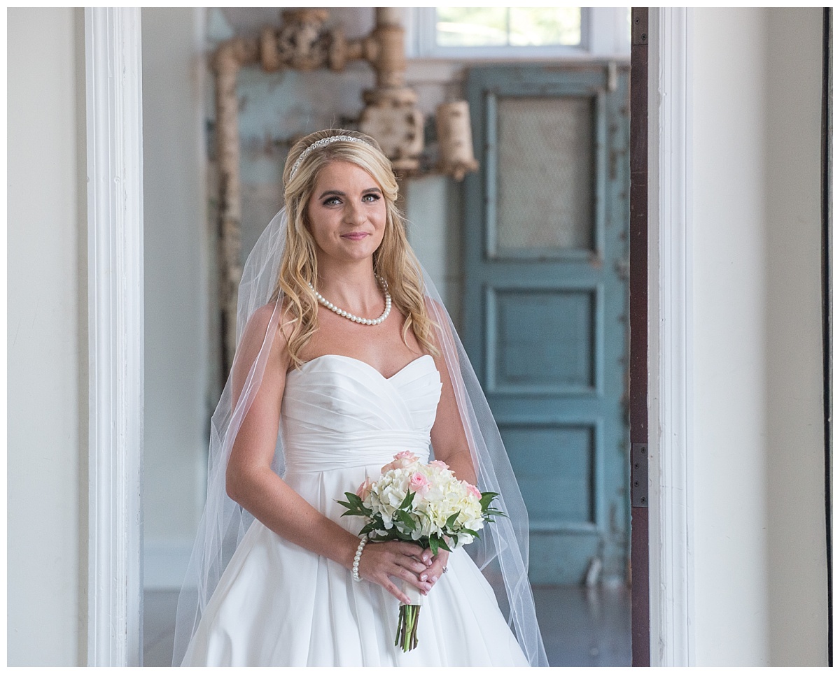 Allie bridal portrait at 701 Whaley