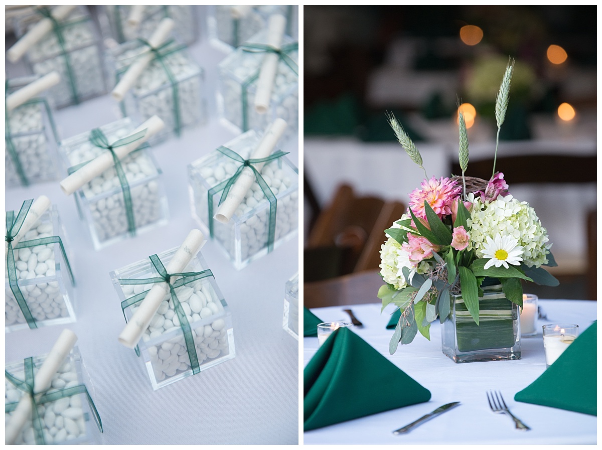 Table centerpieces and party favors