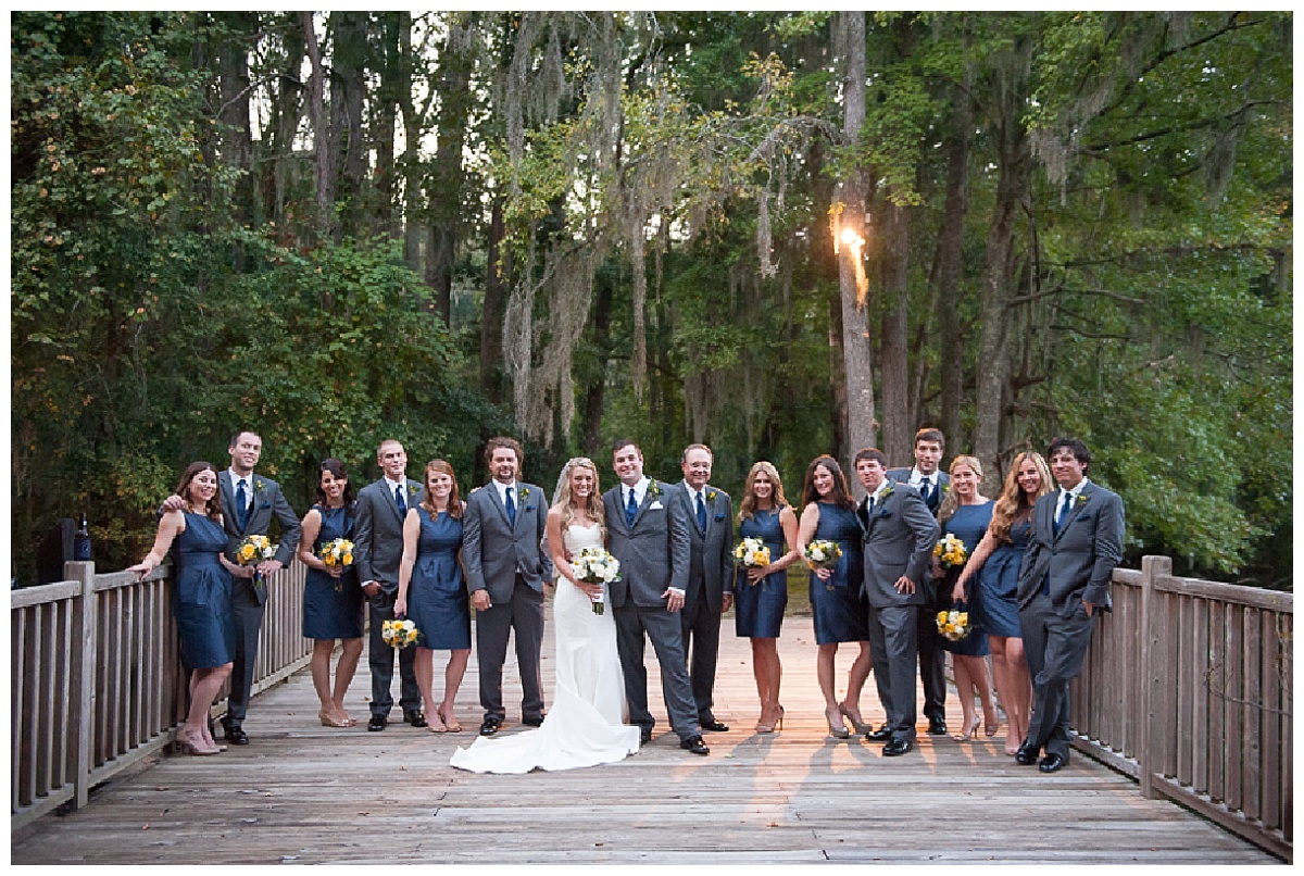 Millstone at Adam's Pond bridal party