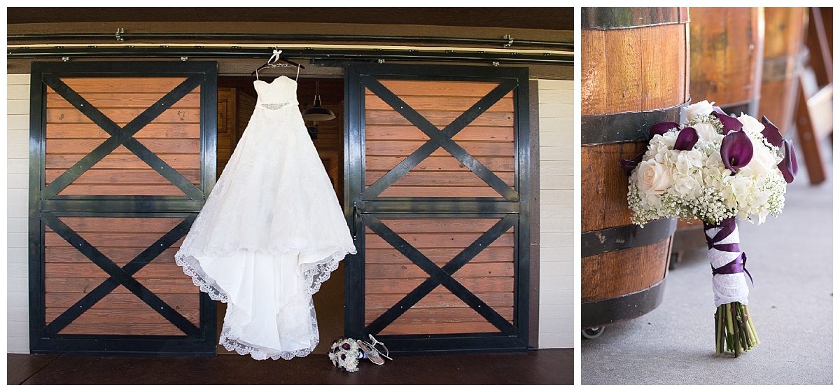 Dress on barn at Farm at Ridgeway