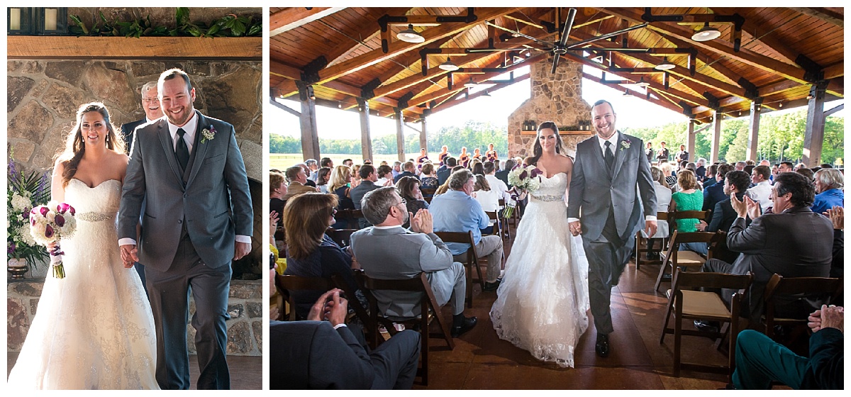Outdoor ceremony at the Farm at Ridgeway