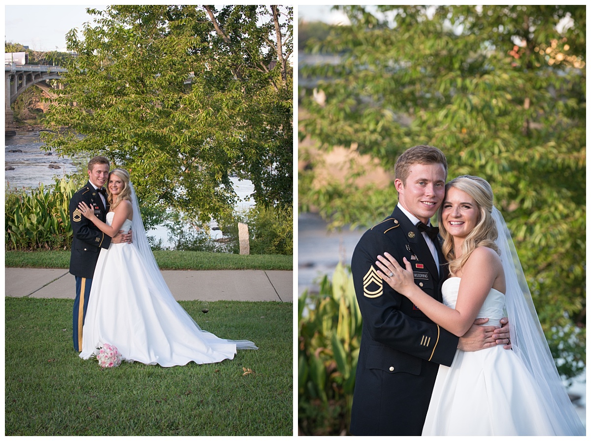 Riverfront outdoor wedding in Columbia