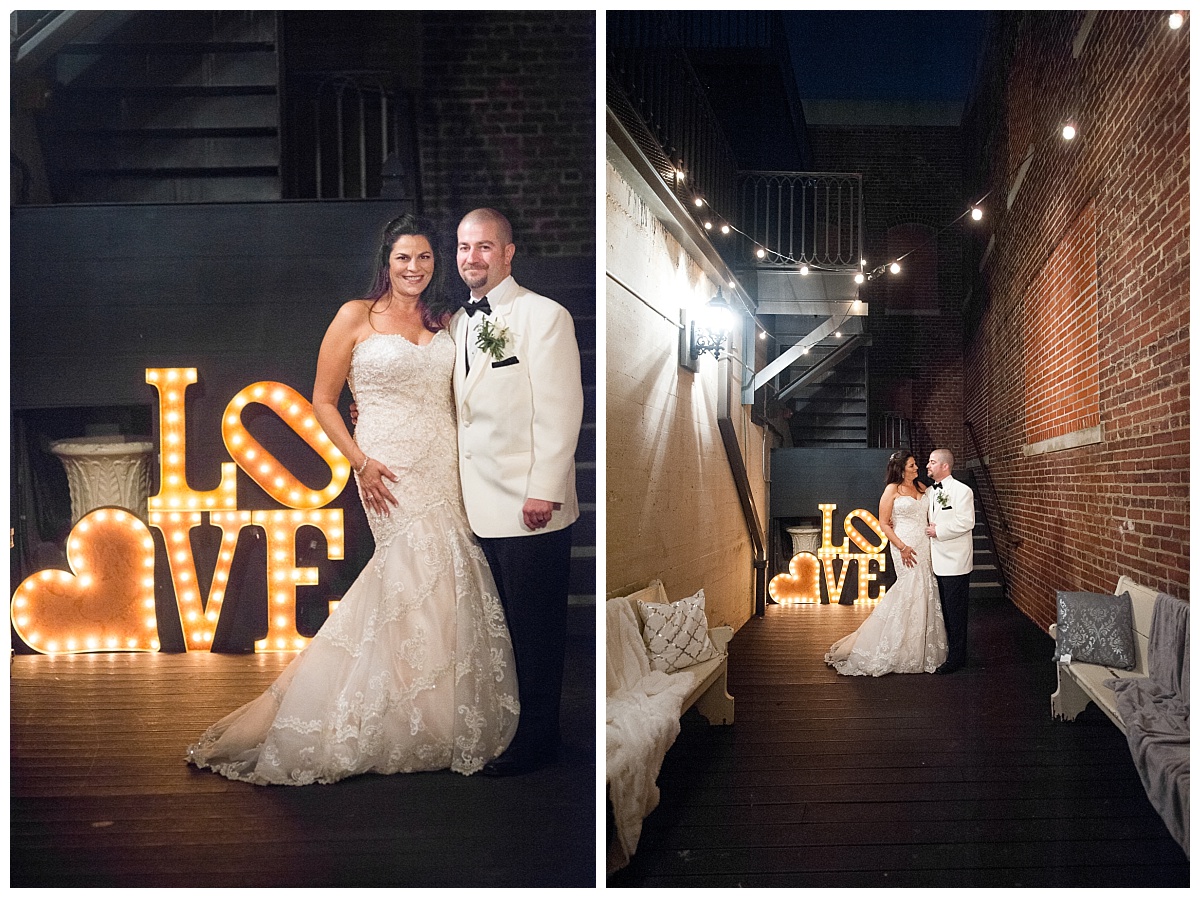 Alley photo with LOVE sign