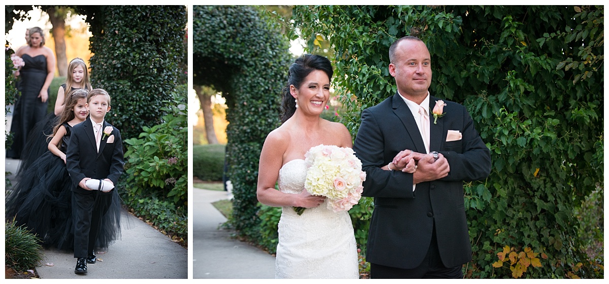 Walking down the aisle 