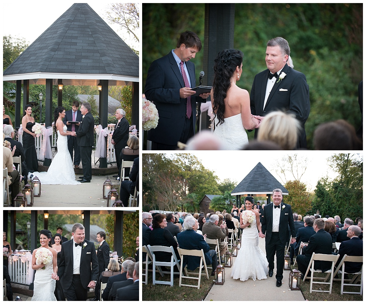 Garden sunset ceremony