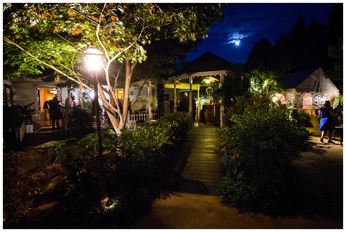 River Road and Jasmine House at night