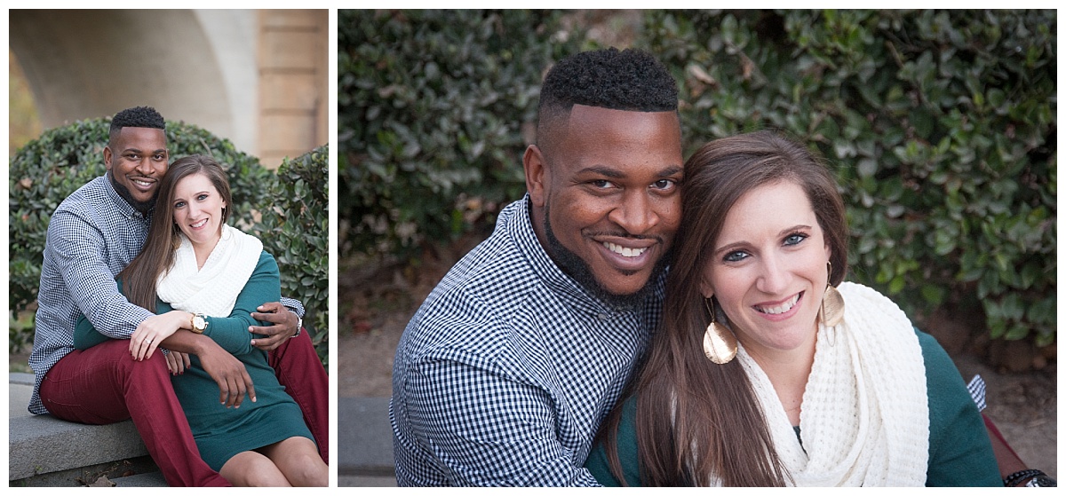 Riverwalk park engagement