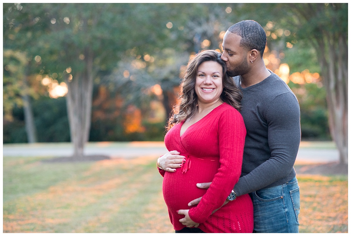 sunset maternity session