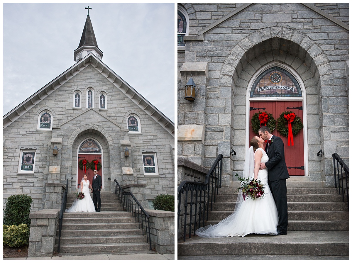 Portrait in front of Pilgram Lutheran Church