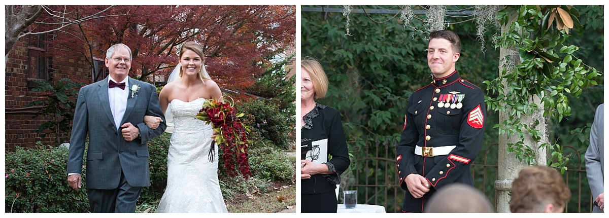 Walking down the aisle at senate's end