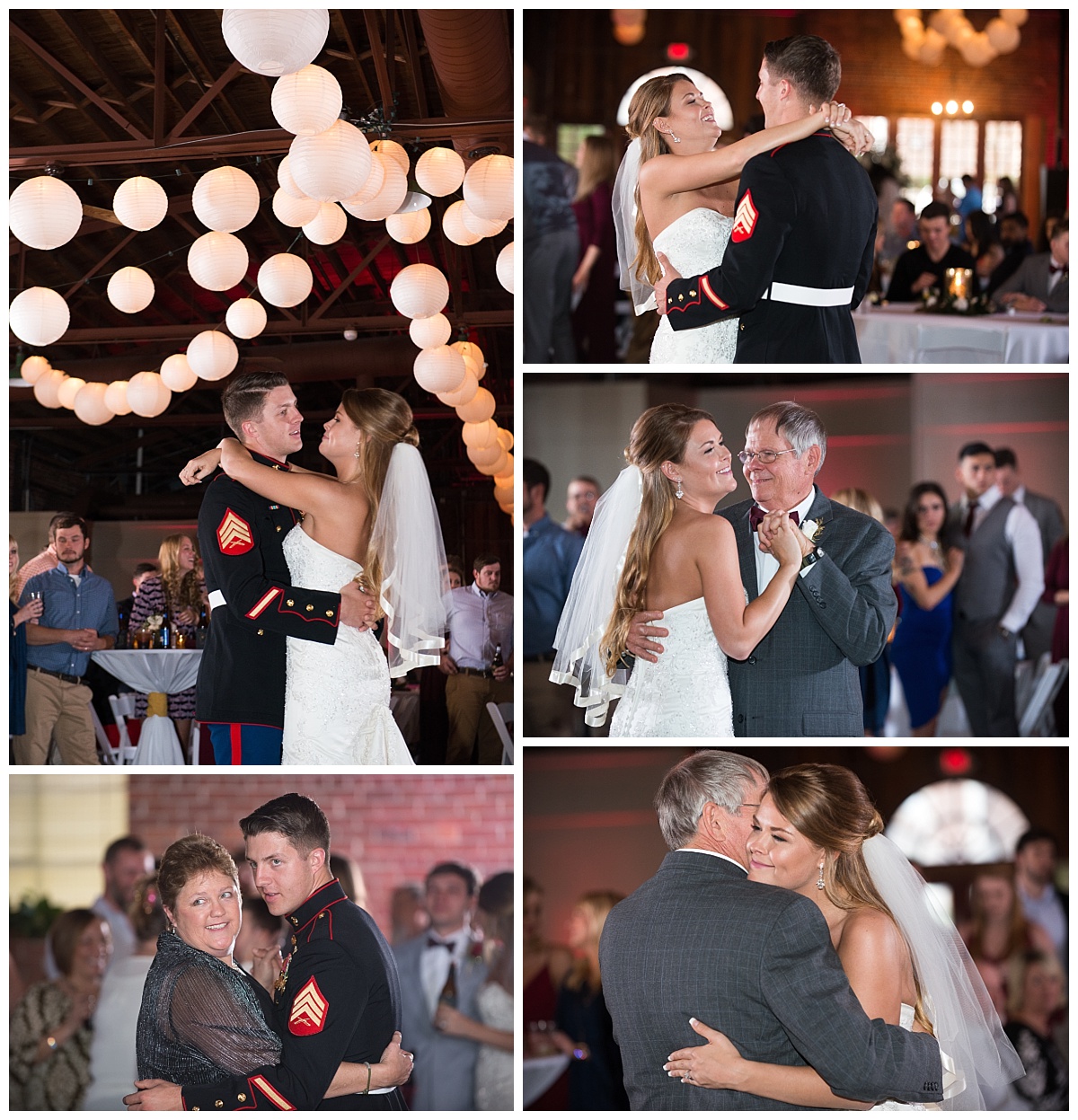 First dances in the Hall