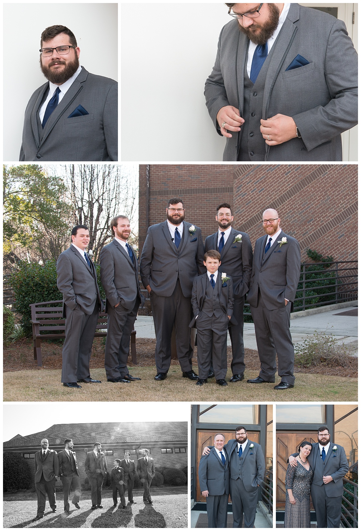 Groom and groomsmen