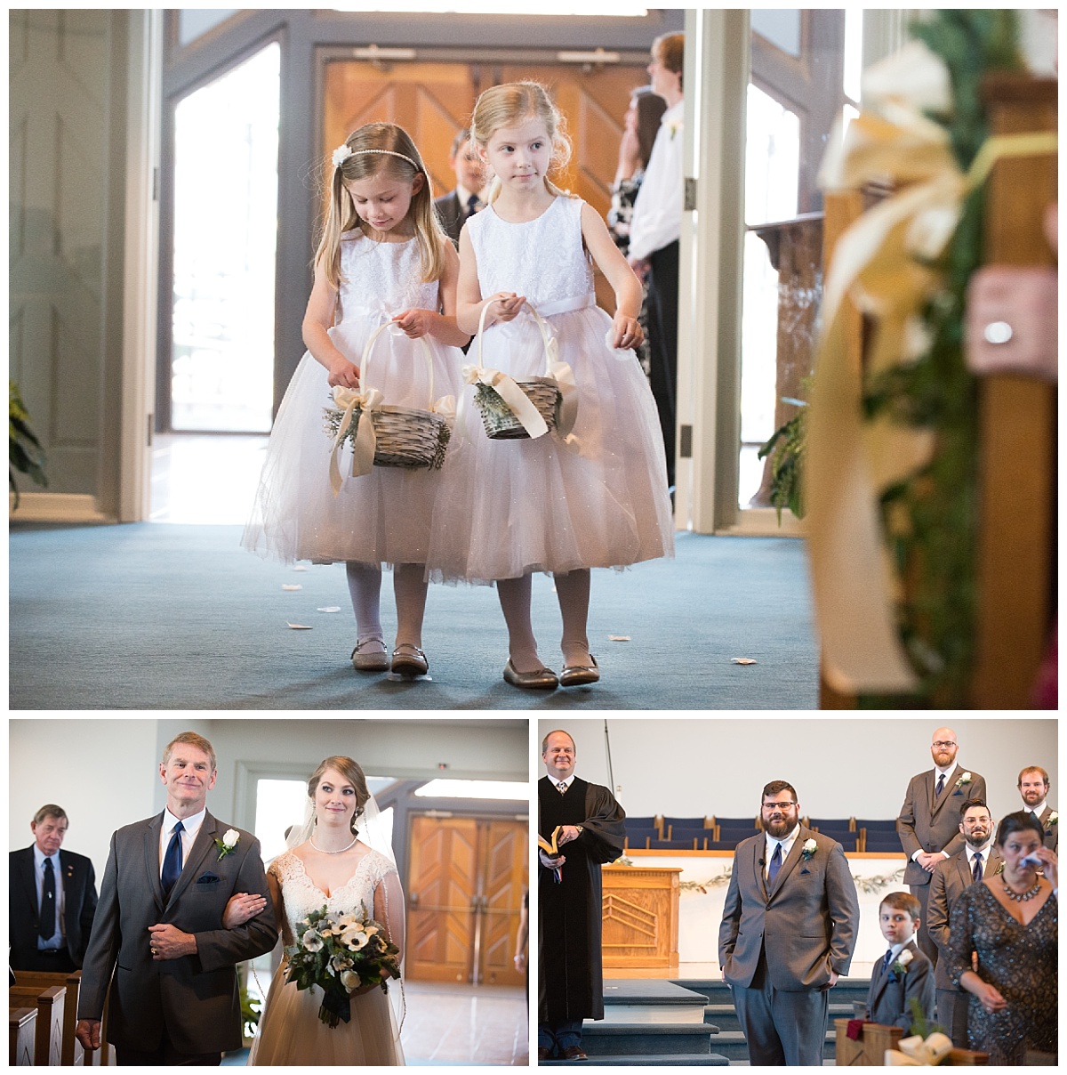 Flowergirls and ceremony at Saxe Gotha