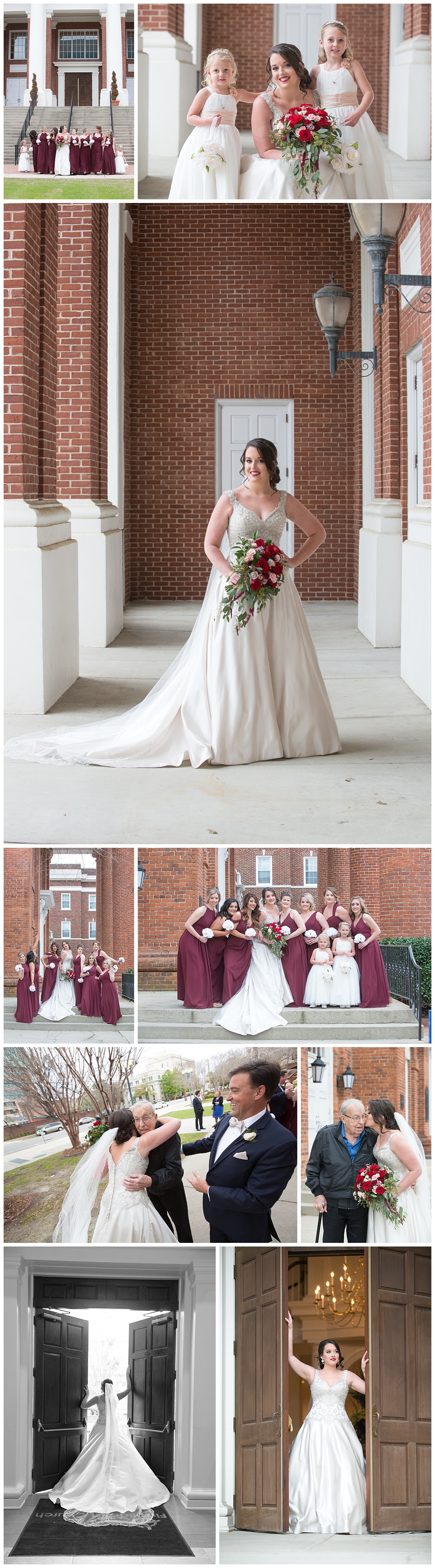 Bridesmaids at First Baptist