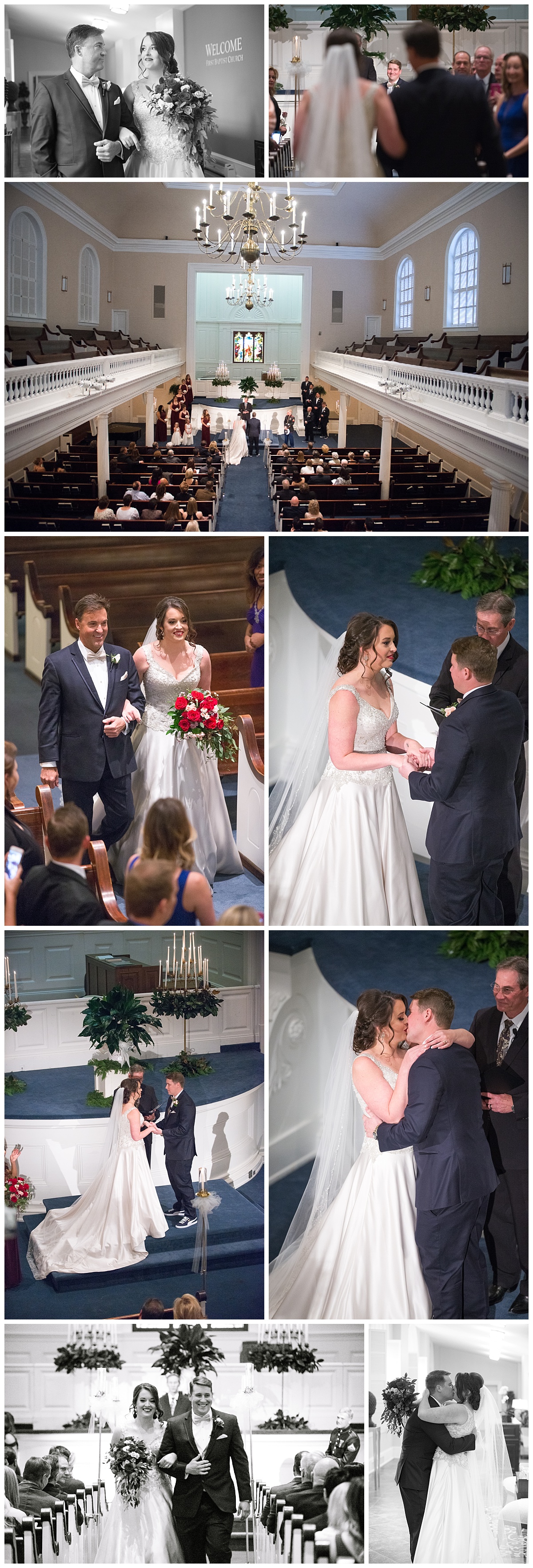 Ceremony at Boyce Chapel of First Baptist of Columbia