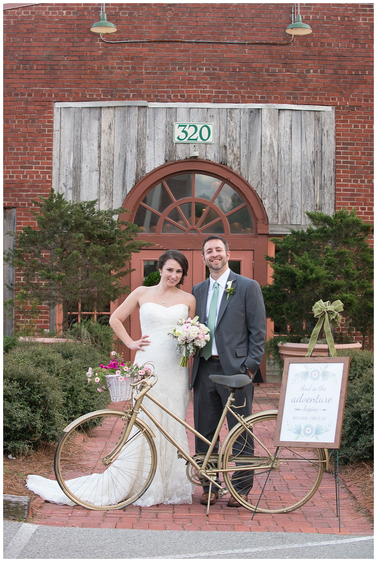 Wedding day portrait at 320 Senate