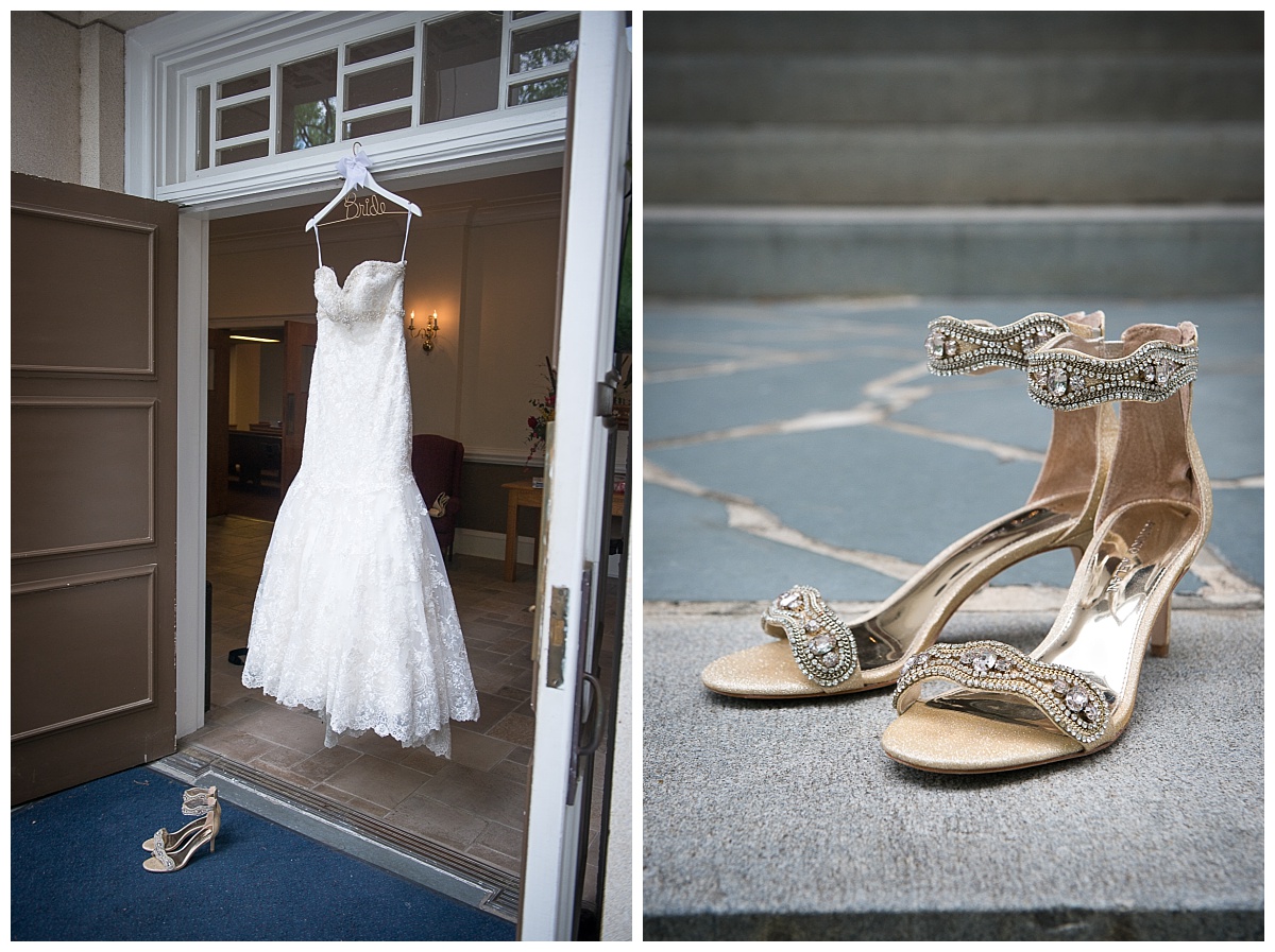 wEDDING DRESS and shoes