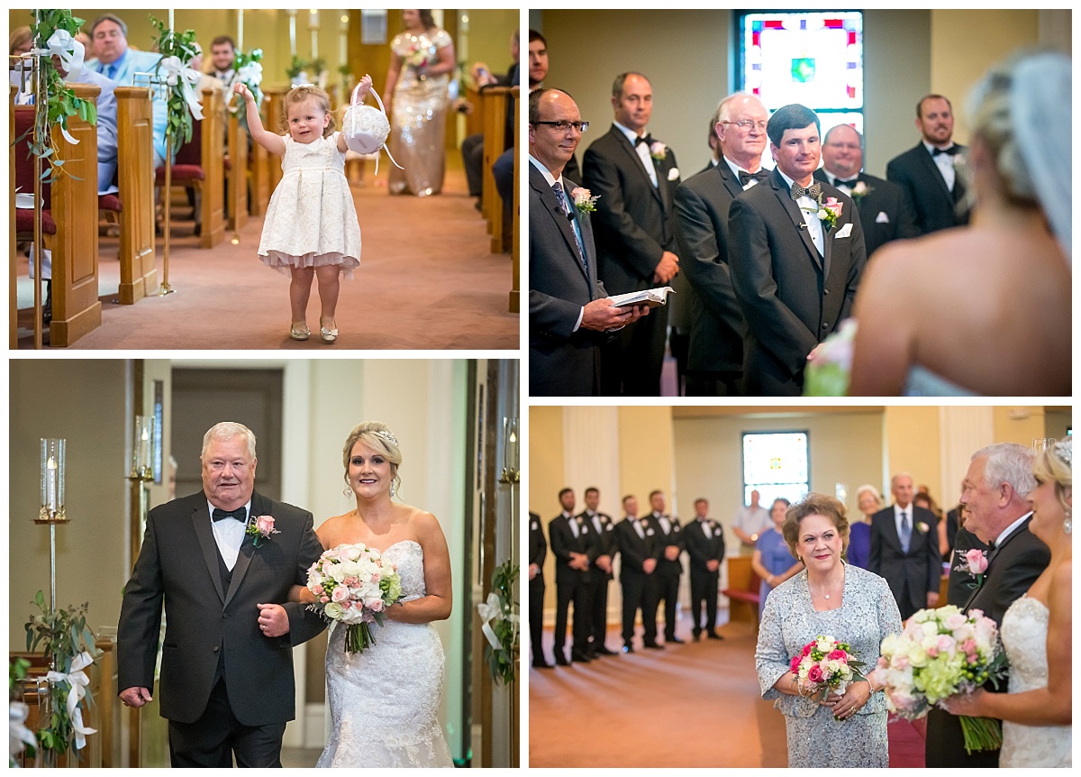 Bride at Park Street Baptist church