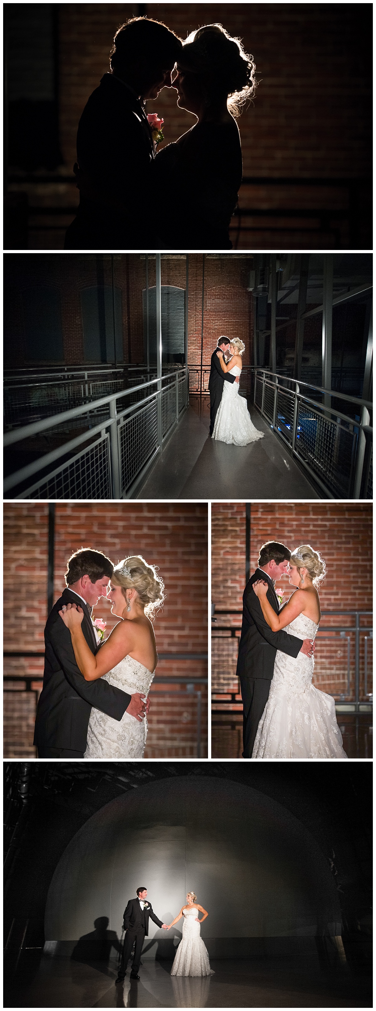 Wedding portraits at SC State Museum planetarium