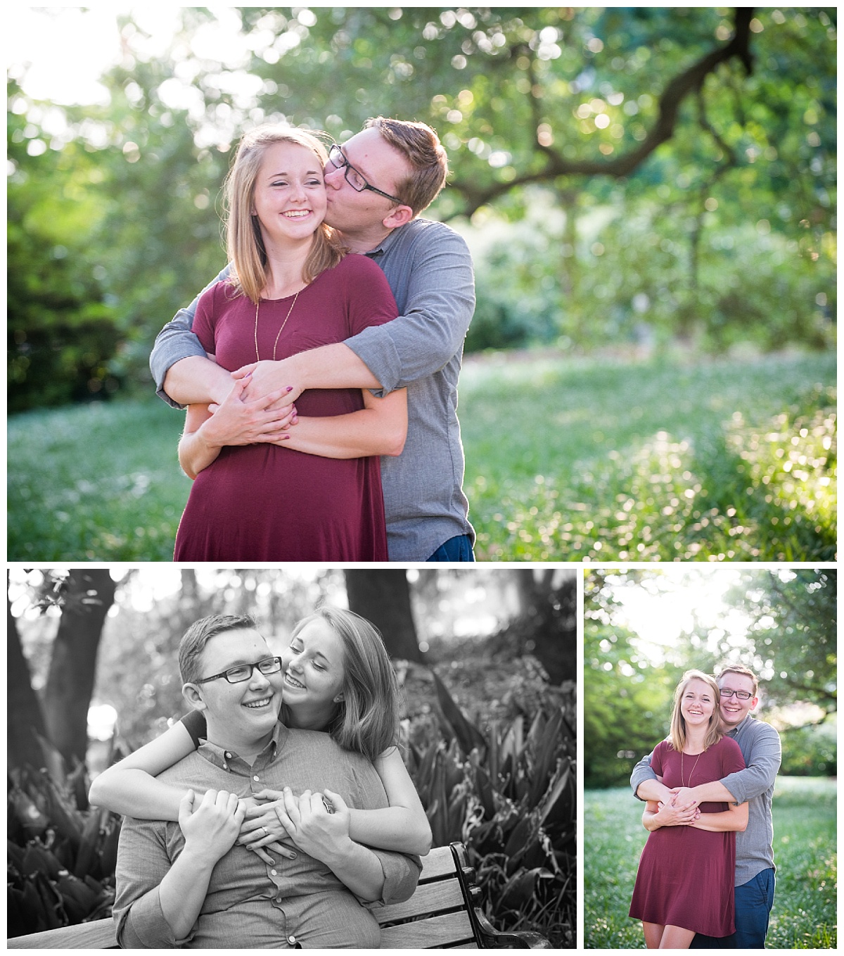 Romantic downtown columbia engagement session