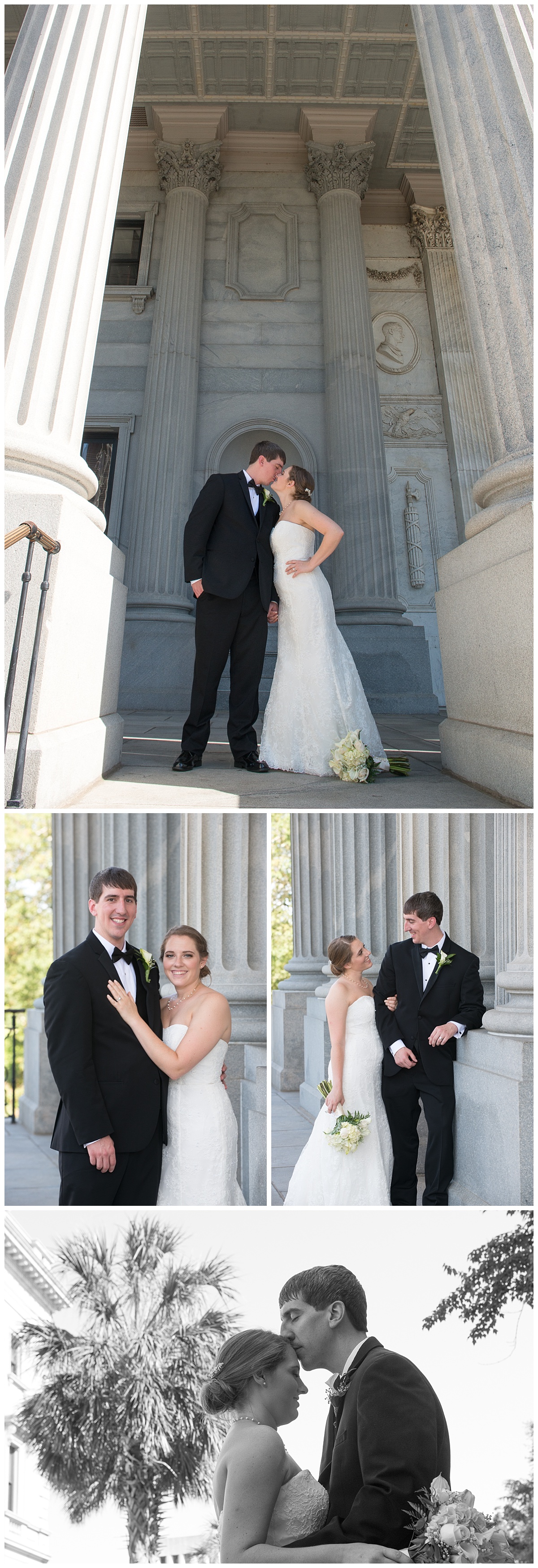 State House wedding portraits
