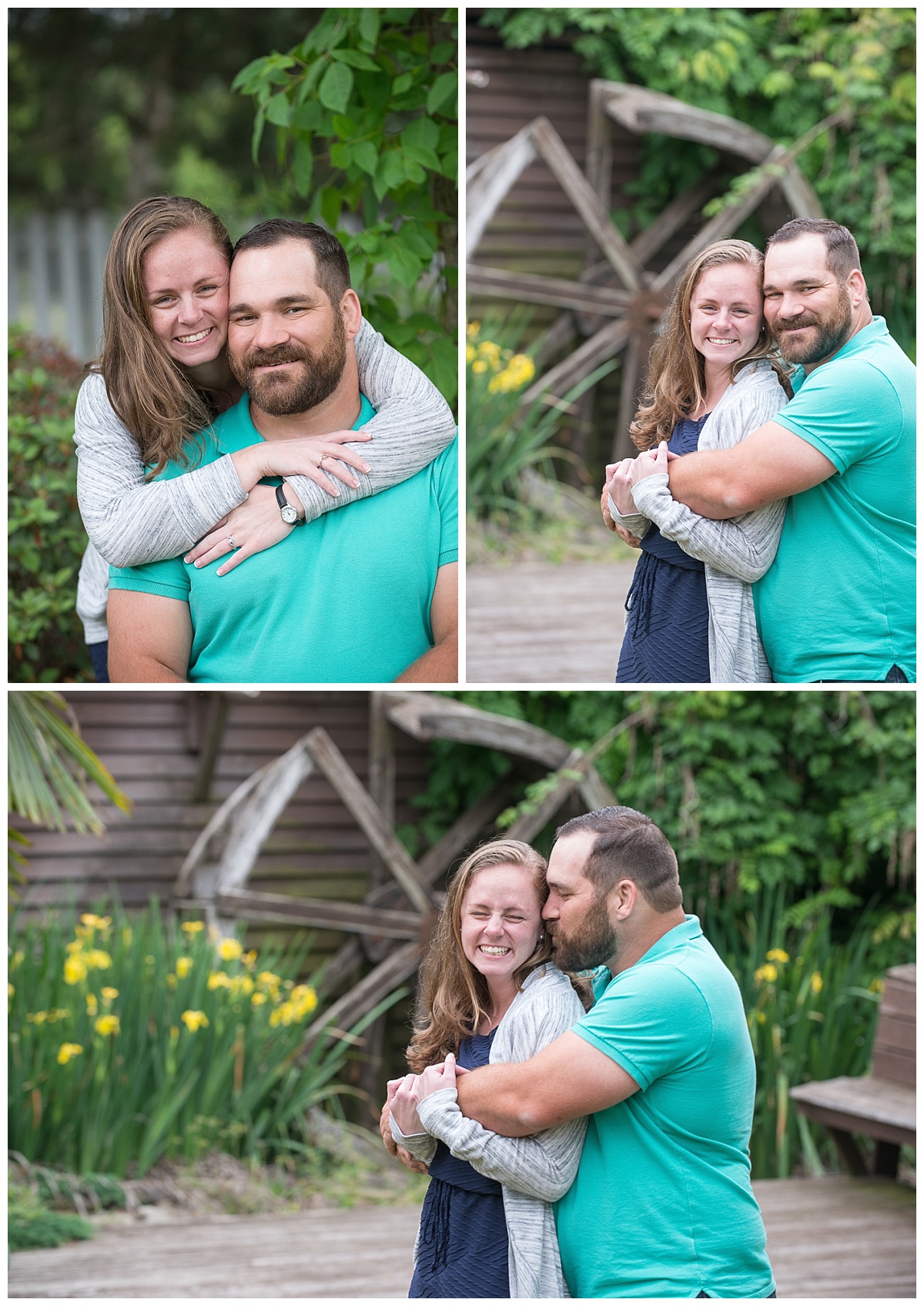 Country rustic engagement session