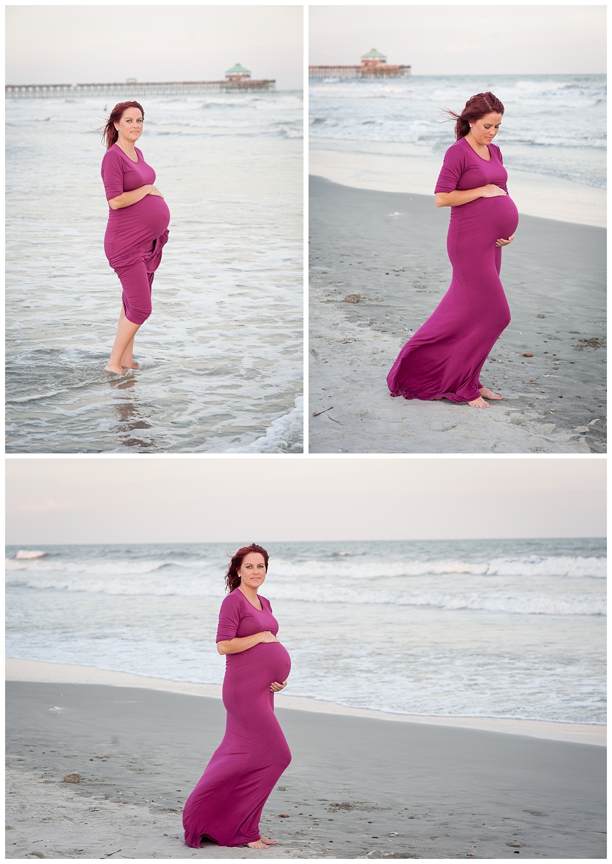 Beach maternity photo