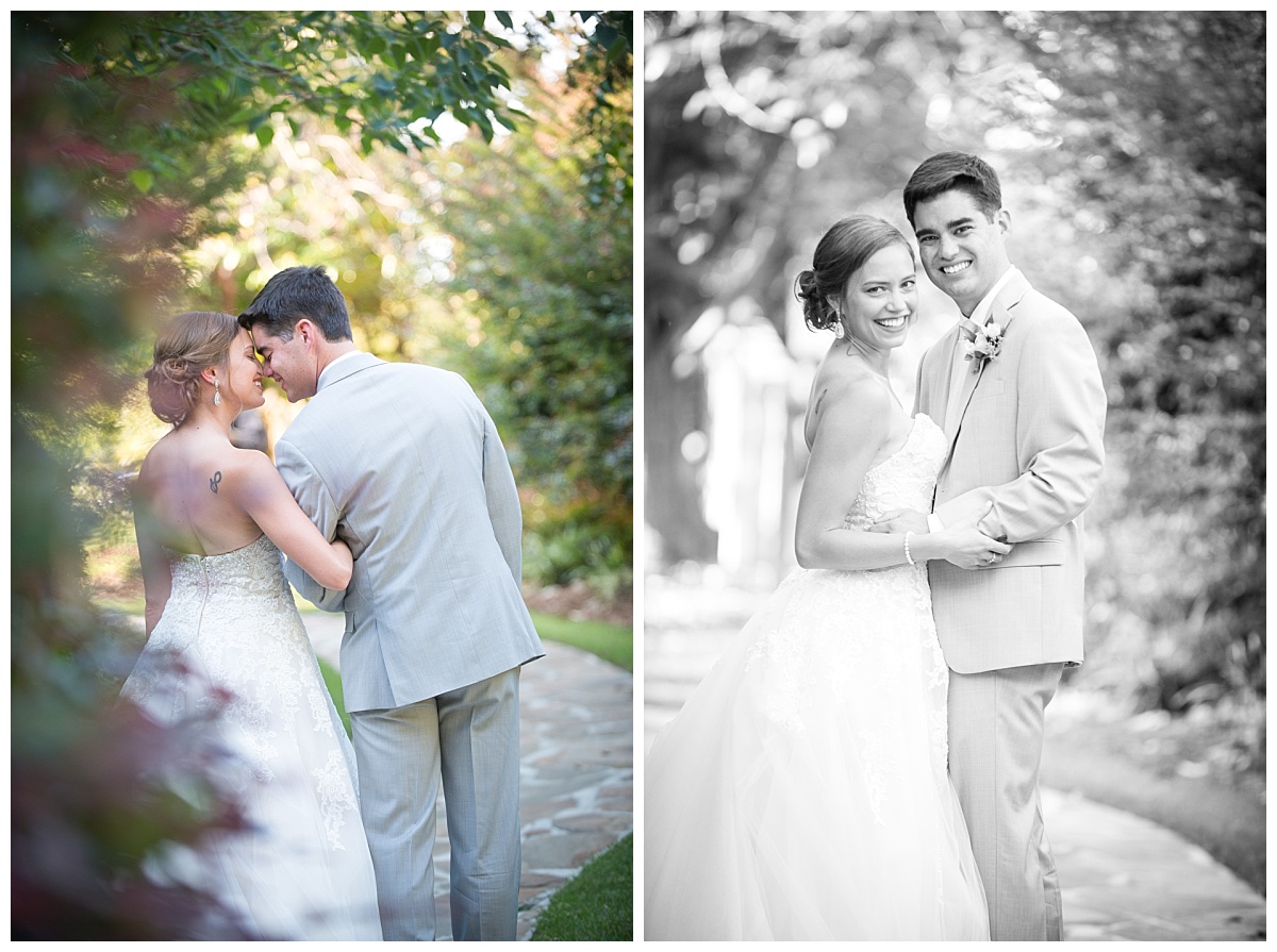 Bride and groom at senates end