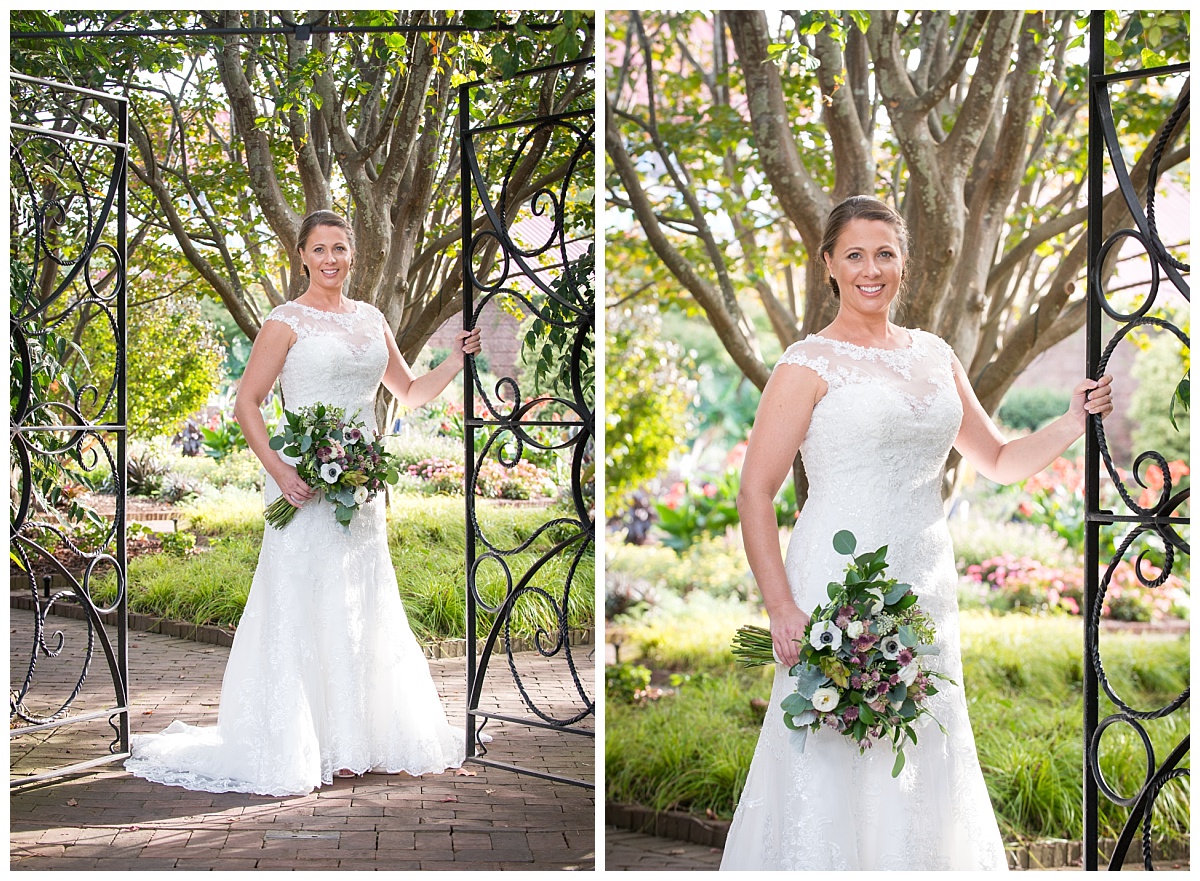 Bride at Riverbanks zoo