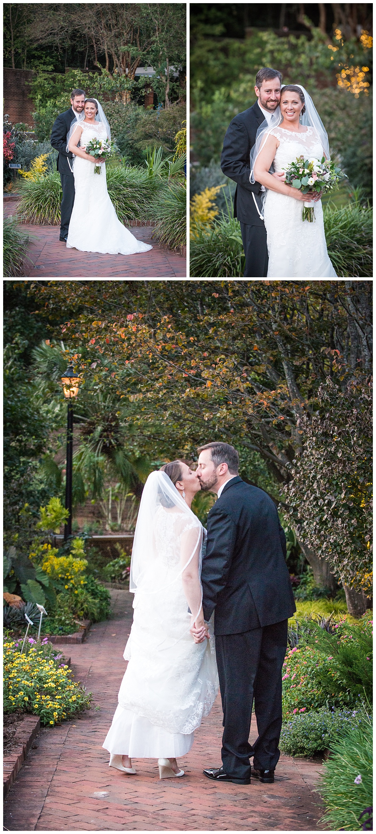 Bride and groom portraits at the riverbanks zoo