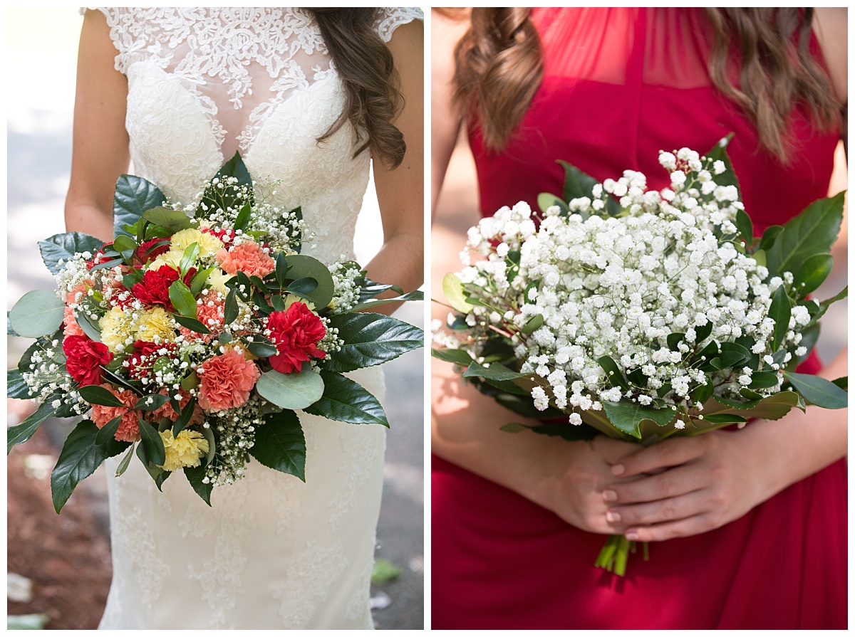 Red bouquets