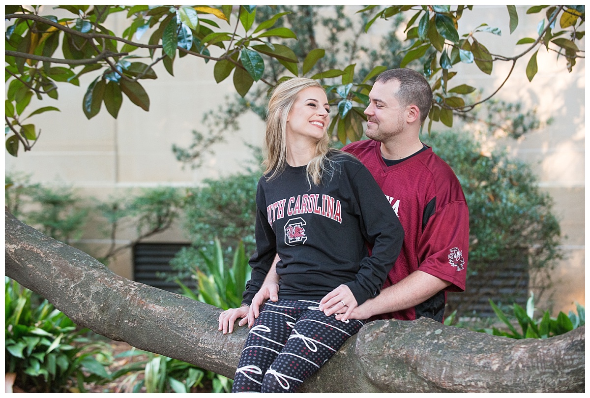 USC Engagement portrait