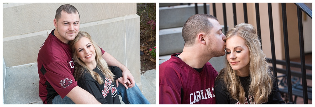 USC engagement session