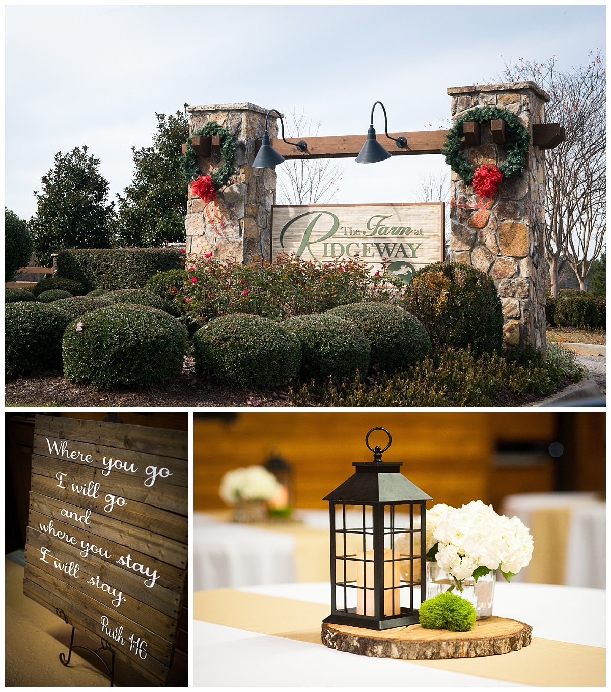 Farm at Ridgeway wedding details