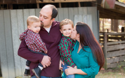 Schwarzbauer Family Portrait Session on the Farm