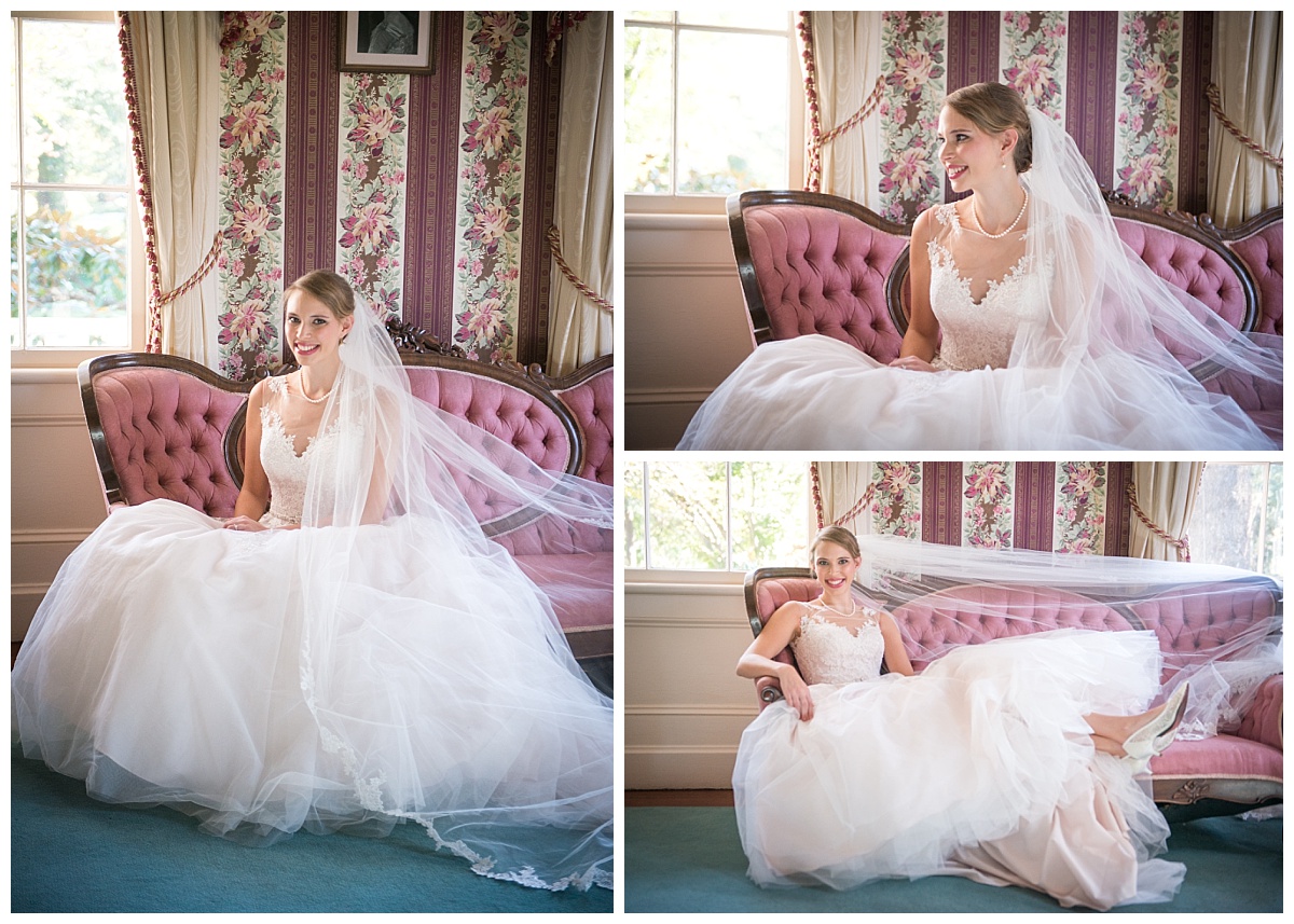 Lace House bridal portrait