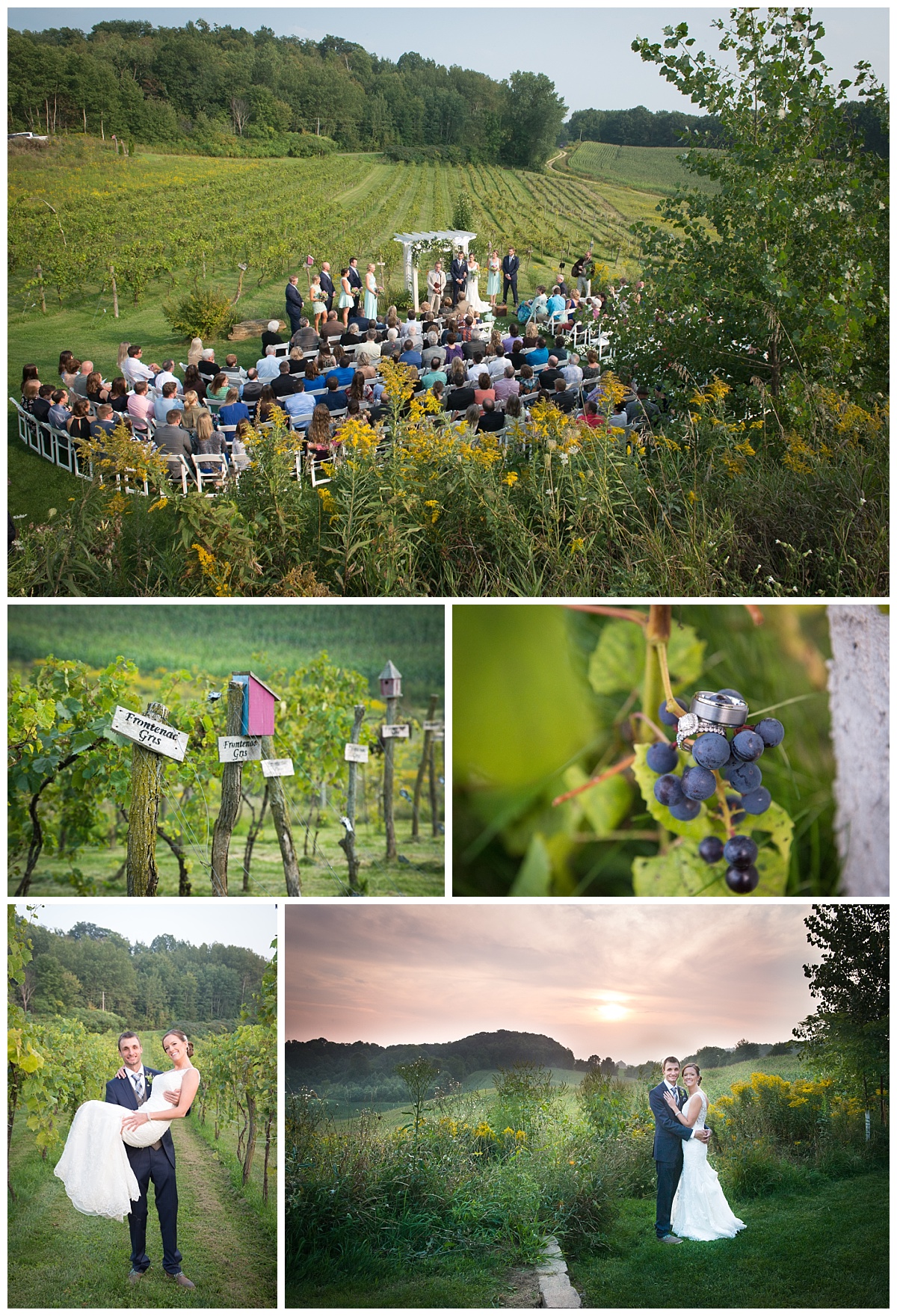 Vineyard wedding