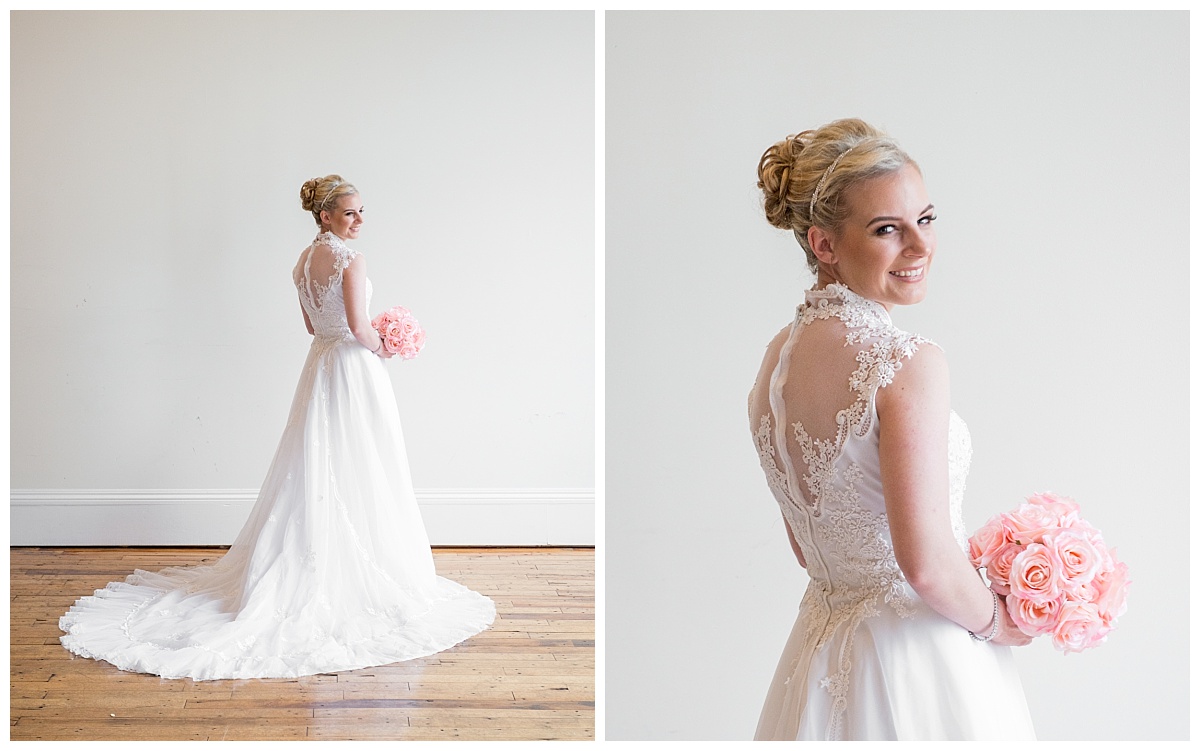 Lacy dress detail and wedding hankerchief...