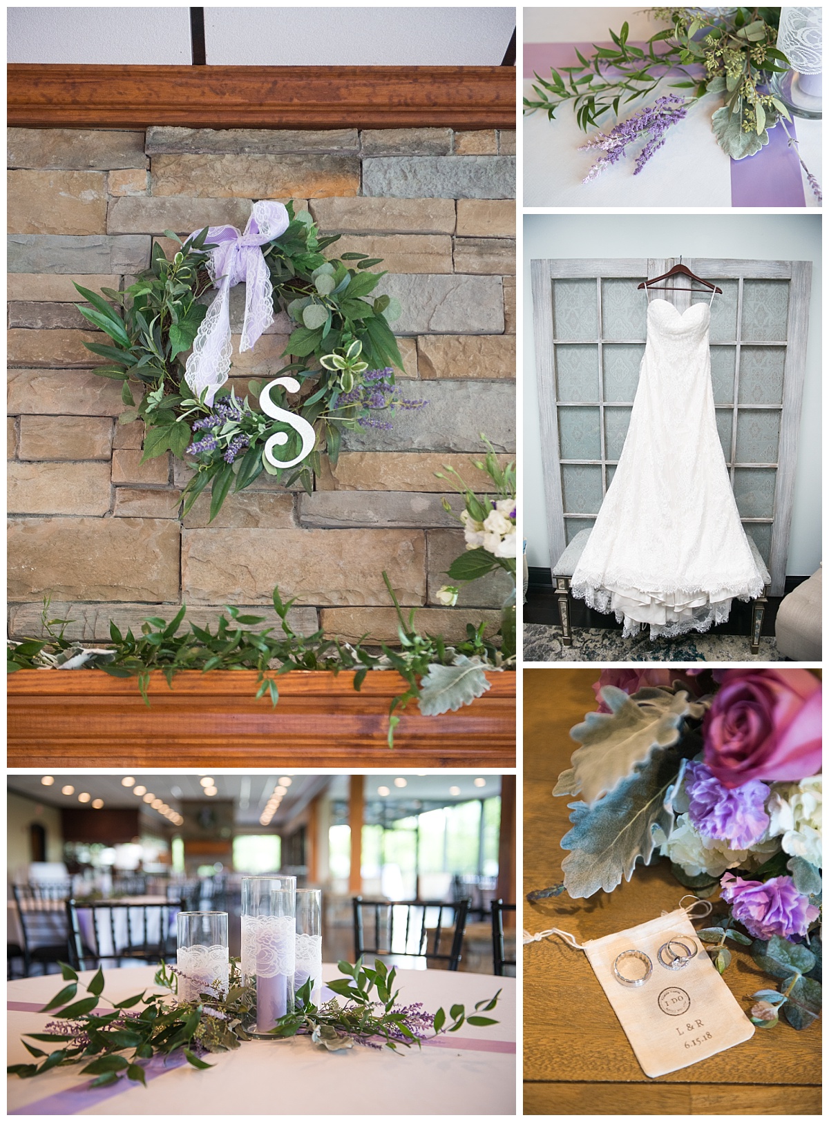 Lacy dress detail and wedding hankerchief...